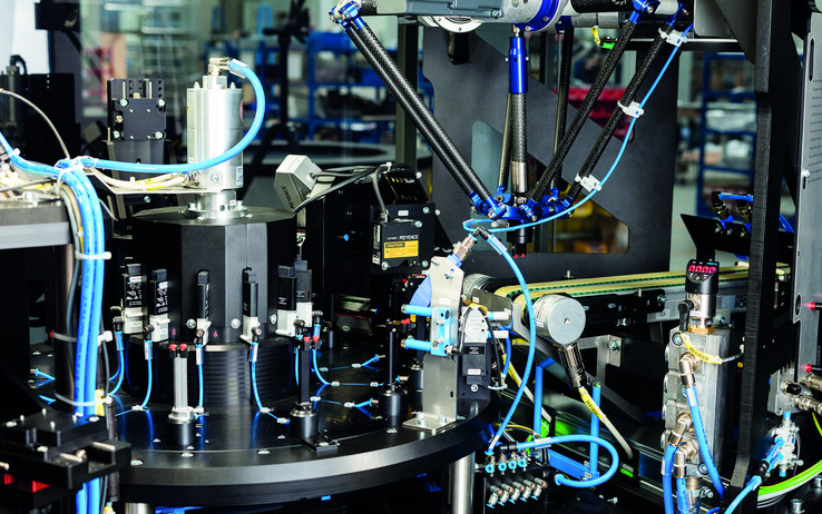 Die Anlagen, die der Geschäftsbereich Automatisierungstechnik konstruiert, sind hoch komplex. 